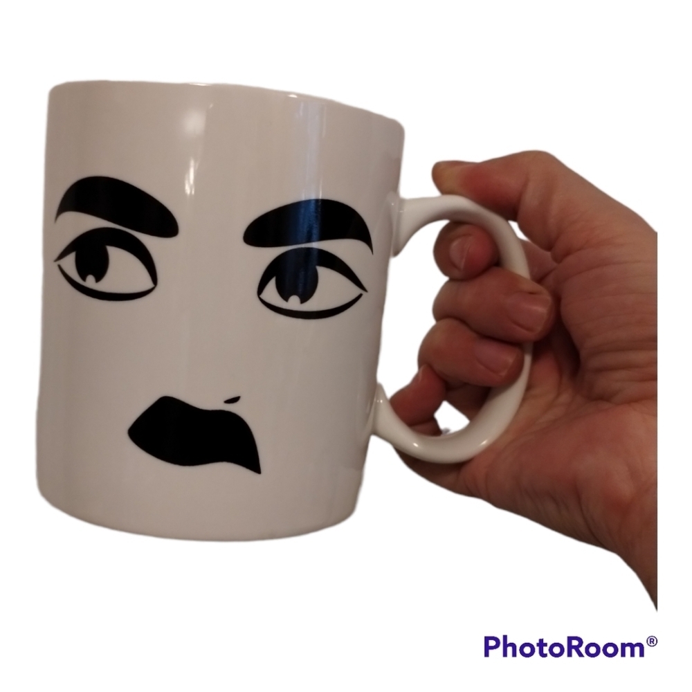 Andrea Vecera designed facial expression coffee‎ mug